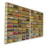100 Car 1/64 Model Car Display Case, Toy Car Storage Organizer, Cars Storage Showcase ,Wall Mounted & Durable Die-Cast Car Storage Organizer with Handle for 1:64 Scale Vehicles , (Maple) view 2