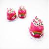 1:12 Miniature Pink Strawberry Cute Cake 2 cm Dollhouse Bakery Tiny Charms 16914 view 4