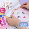 BSCOOL Make-up Artist. 3 in 1 Fun Makeup, Sticker, Coloring Kit, Includes Color Pencils, Makeup Palette, and 200+ Stickers. for Girls Ages 5,6,7,8. Make Up Style Coloring Book view 4