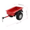 Aluminum Alloy Tra Car Highly Simulation RC Car Vehicle Model ToyBlack Be with Flexible Suitcase Net for Versatility (Red) view 4