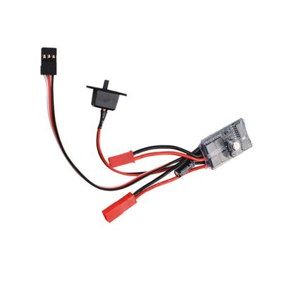 8000PWM 10A Brushed ESC Two Way Motor Speed Controller for 1/16 1/18 1/24 RC Car