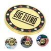 HONMEET 1pc Metal Button Dual-Sided Poker Chip for Card Games Blind Marker for Tournaments and Metal Poker Accessory view 3