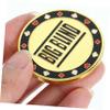 HONMEET 1pc Metal Button Dual-Sided Poker Chip for Card Games Blind Marker for Tournaments and Metal Poker Accessory view 4