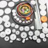 82Pcs Gear Kits Motor Gears Accessories Single Reduction Worm Gear Set For Toy Motor Car Robot With Wheel view 3