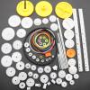 82Pcs Gear Kits Motor Gears Accessories Single Reduction Worm Gear Set For Toy Motor Car Robot With Wheel view 4