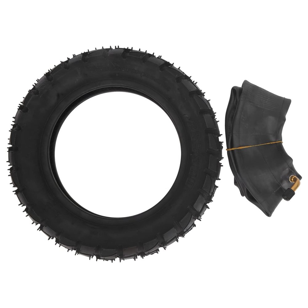 10 in Electric Scooter Tire Inner Tube, Inflatable Rubber Tyre Replacement 255x80 Outer Tube