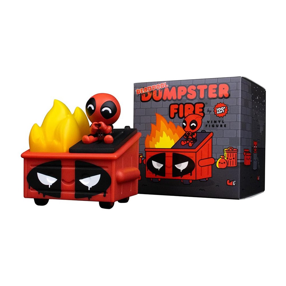 100% Soft for Marvel Deadpool Dumpster Fire Vinyl Figure