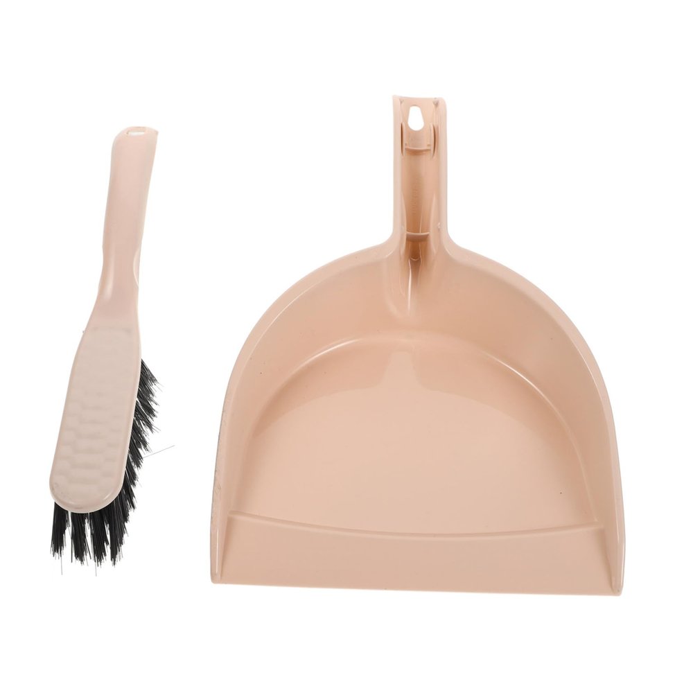 Cabilock Handy Mini Dustpan and Broom Easy Pet Hair Removal Compact Cleaning Tool for Desktops Furniture and Play Areas for Daily Use