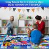 QUOKKA Small Classroom Ocean Rug for Kids - 60x41 ABC Rugs for Playroom - Bedroom Alphabet Learning Area Rug - Ocean Toddler Rugs Boys and Girls - Kids Room Carpet view 3
