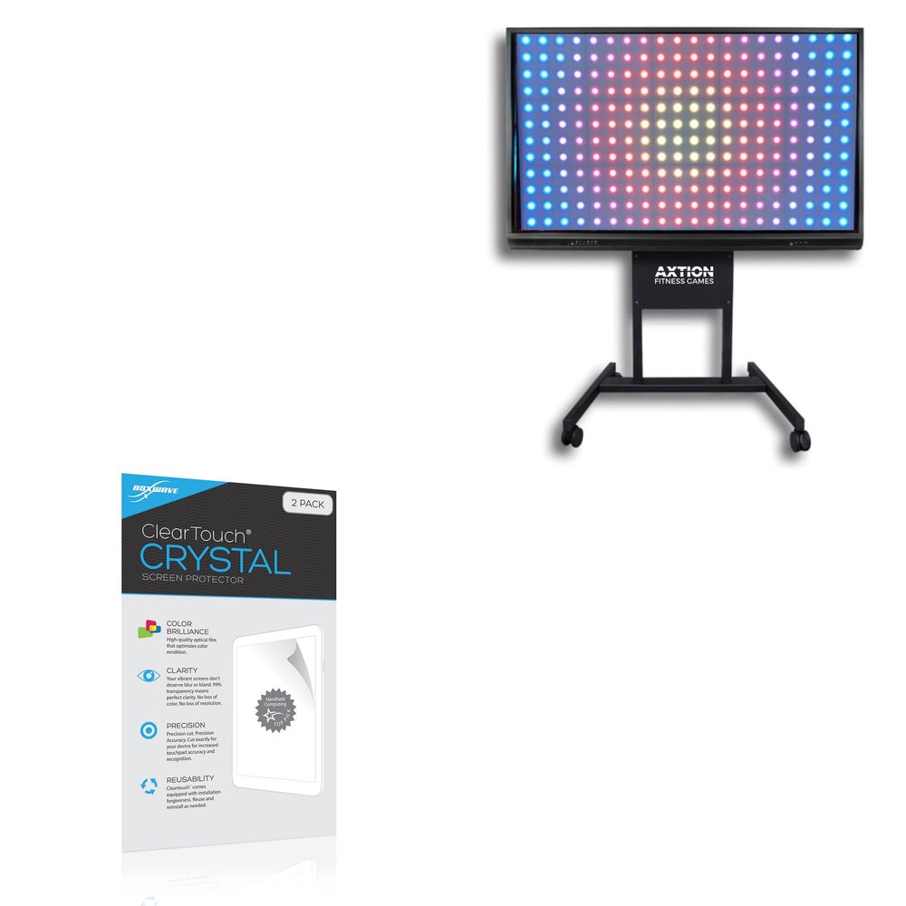 BoxWave Screen Protector Compatible with Axtion Fun Board 32" Interactive Touch Pad - ClearTouch Crystal (2-Pack), HD Film Skin - Shields from Scratches