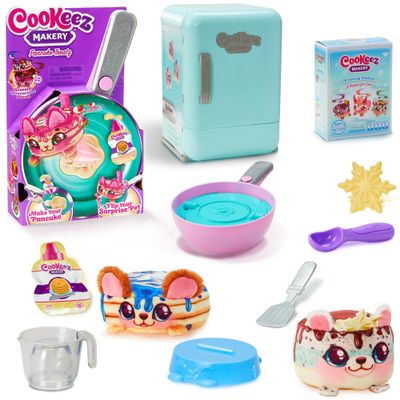 Tharos Distribution Cookeez Makery 2 Pack Bundle: Freezy Cakez Fridge Playset and Shivering & Cookeez Makery Pancake Treatz Toy Set