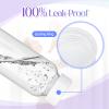 10pcs Narrow Baby Bottle Caps Compatible with Dr Brown's, Medela, Ameda Bottles Travel and Storage Baby Bottle Lids for Natural Flow and Options Natural Flow Cap Replace for Narrow-Neck Bottle (White) view 3