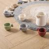 Wooden Tea Set with 4 Cups, Serving Tray, and Storage Container, Multicolor view 2