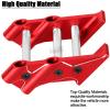 hopsupRC RC Wing Mount Upgrades Part for 1/10 Kraton Outcast 4X4 4S V2 BLX,Alloy Rear Wing Mount Hops Up,Replace ARA320631,Red view 3