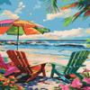 1000 Piece Adult Puzzle,Beach Puzzle Educational Gift, Unique Room Decor Exercise Willpower - Idea Gift view 1