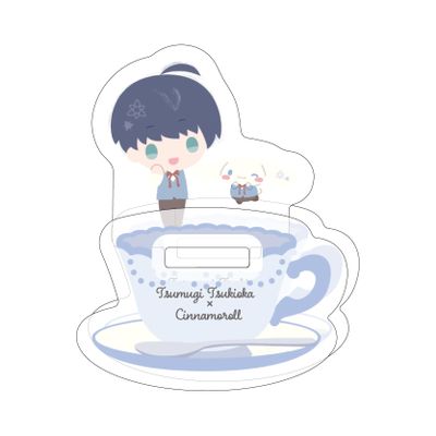 A3! x Sanrio Characters 19 Tsukioka Tsumugi x Cinnamoroll [Mini Character Illustration] Swaying Acrylic Stand
