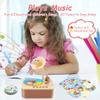 Ghousetec Kids Gramophone with 96 Learning Cards, Record Player for Toddlers, Storytelling Machine and Kids Music Player for Early Education, Phonograph Toy for Kids Ages 3+ view 4