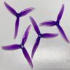 Fit for Suitable Compatible with RC Racing 5-inch unmanned Aerial Vehicles, Used Compatible with 5236 5.2X3.6X3 3-Blade propellers (2 Pairs)(Purple) view 1