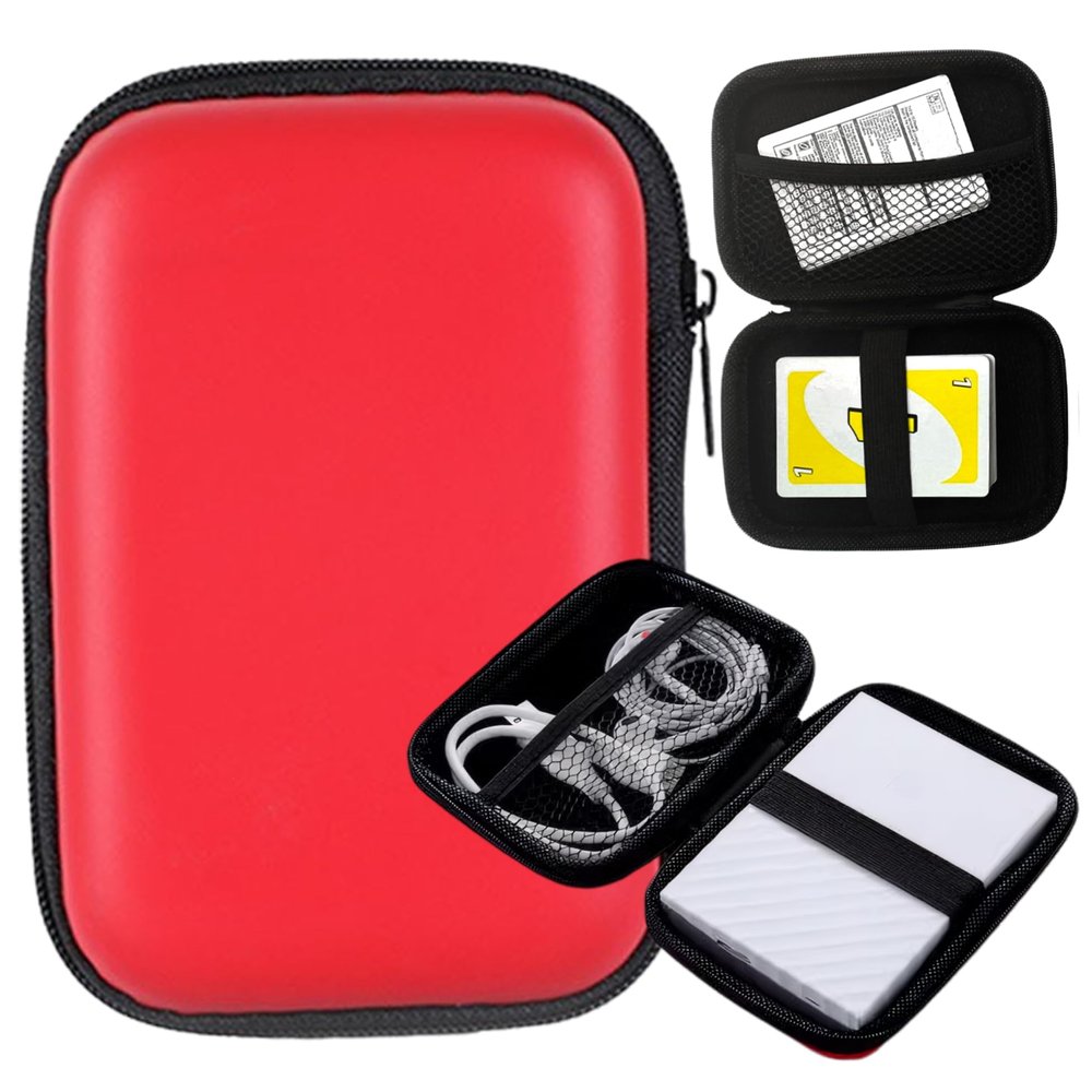 1PC Card Carrying Case 5.5x3.9x1.6 Inch Card Storage Box with Zipper Waterproof Card Deck Case Easy to Use Card Game Holder Gift for Children Card Game Supplies,Card Storage Box