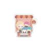 A3! x Sanrio Characters 17 Furuichi Sakyo x Golo Picadon [Mini Character Illustration] Acrylic Stand Plate view 1