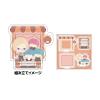 A3! x Sanrio Characters 17 Furuichi Sakyo x Golo Picadon [Mini Character Illustration] Acrylic Stand Plate view 2