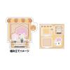 A3! x Sanrio Characters 09 Mukosaka Guru x My Sweet Piano [Mini Character Illustration] Acrylic Stand Plate view 2