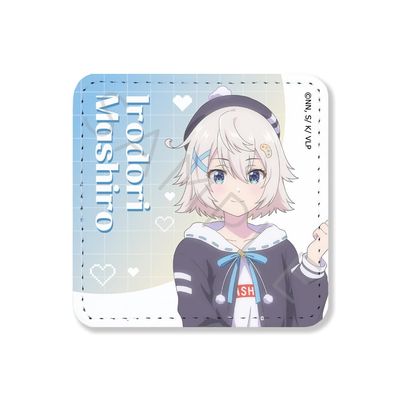TV Anime VTuber, But If You Forgot to Distribute It Became a Legend (Mashiro Aya), Leather Badge [Square] C