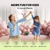 Mini Karaoke Machine for Kids, 2026 TOP Toys Birthday Valentine's Day Gifts Ideas for Girls Ages 4, 5, 6, 7, 8, 9, 10, 12+ Years Old, Portable MP3 Player with 2 Wireless Mics for Family Home Party view 4