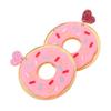 Earrings,1 Pair Donut Earrings Ear Clips Earrings Ladies Earrings Fashion Earrings Cute Earrings for Women Earrings for Teen Earrings Trendy Ear Jewelries Trendy Earrings Acrylic Rosy view 1