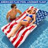 2 in 1 Patriotic Pool Float & Pong Toss Games Table with 8 Balls (No Cup) view 4