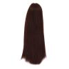 1/4 BJD Doll Wig for 7 to 8in Doll, Soft Comfortable SD BJD Doll Hair Wigs High Temperature Silk Long Straight Ball Jointed Doll Wig with Bangs (Dark Brown) view 4