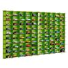 100 Car 1/64 Model Car Display Case, Toy Car Storage Organizer, Cars Storage Showcase ,Wall Mounted & Durable Die-Cast Car Storage Organizer with Handle for 1:64 Scale Vehicles , (Green) view 4