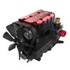 OBIOCKIDAY Mini Engine Kit That Runs, OTTO Motor FS-L200AC Engine Model Kit Inline Double-Cylinder Four-Stroke Air-Cooled Metal DIY Assembly L2 Engine Set, Decor Gift for Adults view 2