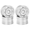 4pcs 42mm 1/10 RC On-Road Drift Racing Car Metal Wheel Rim Wheel Hubs for Tam-iya M03 M04 M05 M06 M07 MB-01 XM-01 Upgrade Parts replacement part(Silver) view 1