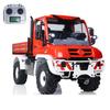 wheelfun 1/10 Metal Bucket RC Off-Road Vehicles U423 4x4 Remote Control Crawler Car Model 2-Speed Transmission Differential-Lock Axles Light Sound Hobby Grade Model(Orange Red White) view 1