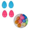 48Pcs Easter Fillable Eggs Plastic Surprise Easter Eggs for Hold Creme Gifts 5.5 * 4cm Colorful. view 2
