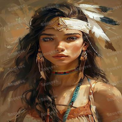 1000 Piece Adult Jigsaw Puzzle - Indian Girls Wooden Rounded Corner Multi-Color Jigsaw Puzzle, Zero Dust Easy Storage, DIY Unique Decorative Gifts for Beginners