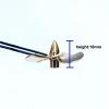 1Pair Model Boat Diameter 39mm Shaft Hole M4 5-Blade for Remote Control Model Boat Positive Negative Props Replacement view 2