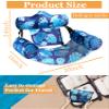2 Pack Inflatable Pool Floats Adult, Floating Chair Lounger, Adjustable Blow up Pool Noodles Float for Heavy Duty Adult, Fabric Swimming Water Chair for Party Summer Beach Vocation Essential Lake Fun view 3