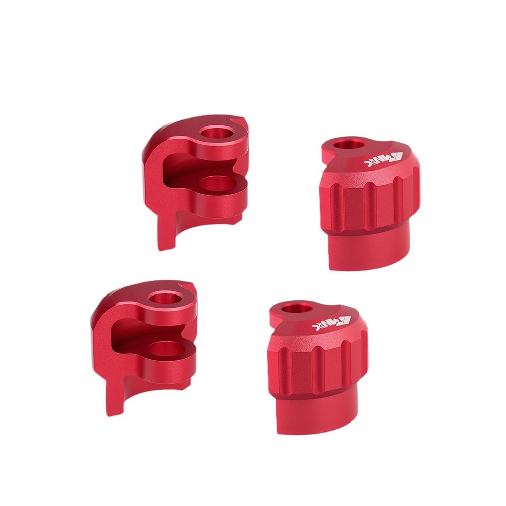 NMNRC for Arrma 6S Shock Cap Protector 1/8 Typhon Kraton Outcast Notorious Talion EXB 1/7 Mojave Infraction Felony 6S BLX Limitless Upgrades Part Red
