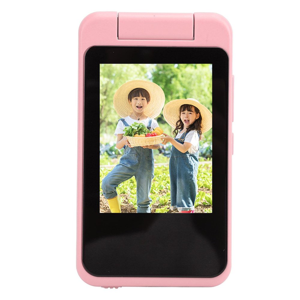 Kid Camera, 1080P 48MP Children Digital Video Camera with 2.8 Inch, MP3 Music Player Kids Digital Camera (Pin k)
