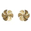 1Pair Propeller 20mm Shaft Hole 2mm 6-Blade Paddle Copper Propeller 20x2mm RC Boat Part for Remote Control Boat Submarine Ship view 2