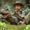 Fygurso Walkie Talkies for Kids 2 Packs, Kids Toys for Boys Girls Aged 3 to 8 Years Old for Outdoor Adventure, Camping, Halloween, Christmas, Birthday Gifts (Blue, Dinosaur) view 2