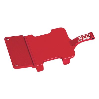 Aluminum 7075 Alloy Electronics and Receiver Mounting Plate for LOSI 1:24 Micro-B 2WD Buggy RTR-LOS00007 / 1:28 Micro-T 2S 2WD RTR Stadium Truck-LOS-1392 Upgrades - Red