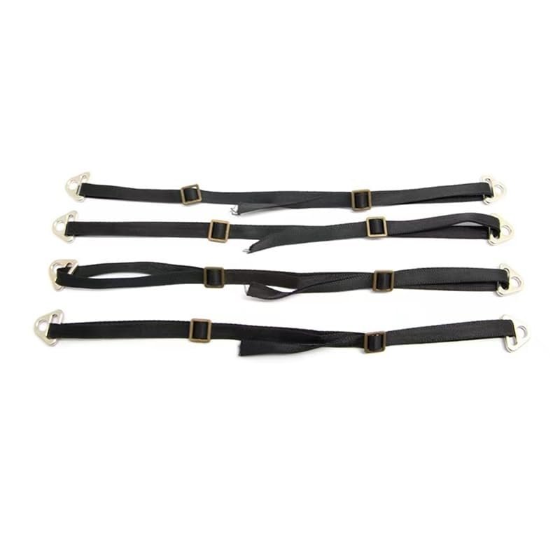 1/7 1/8 1/10 Suspension Negative Pressure Shock Absorber Limit Band Straps Protective Rope for Traxxas Axial RC Car Parts(Black)