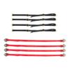 1/7 1/8 1/10 Suspension Negative Pressure Shock Absorber Limit Band Straps Protective Rope for Traxxas Axial RC Car Parts(Red) view 2