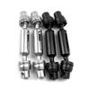 2pcs Metal Drive Shaft Driveshaft for WPL C14 C24 C34 MN D90 D91 D96 D99 D99S MN90 MN98 MN99S RC Car Upgrades Parts Accessories(Silver) view 2