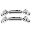 2pcs Metal Drive Shaft Driveshaft for WPL C14 C24 C34 MN D90 D91 D96 D99 D99S MN90 MN98 MN99S RC Car Upgrades Parts Accessories(Silver) view 3