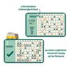 moses. Happy Camper, Logic Puzzle with Addiction Factor for Travel, 40 Reusable Cards with Wiping Pen, Thinking Sports Tasks in 3 Difficulty Levels for Teenagers and Adults view 3