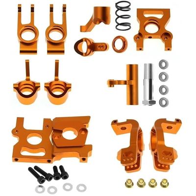 for Metal Accessories Kit Steering Cup Steering Assembly Motor Mount for ZD Racing DBX-07 EX-07 DBX07 EX07 1/7 RC Car Upgrade Parts(White)